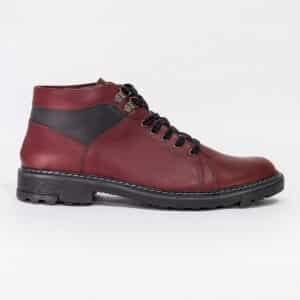 botas vinotinto-Botas rojas para hombre - Botas vinotinto de alta calidad-botin rojo