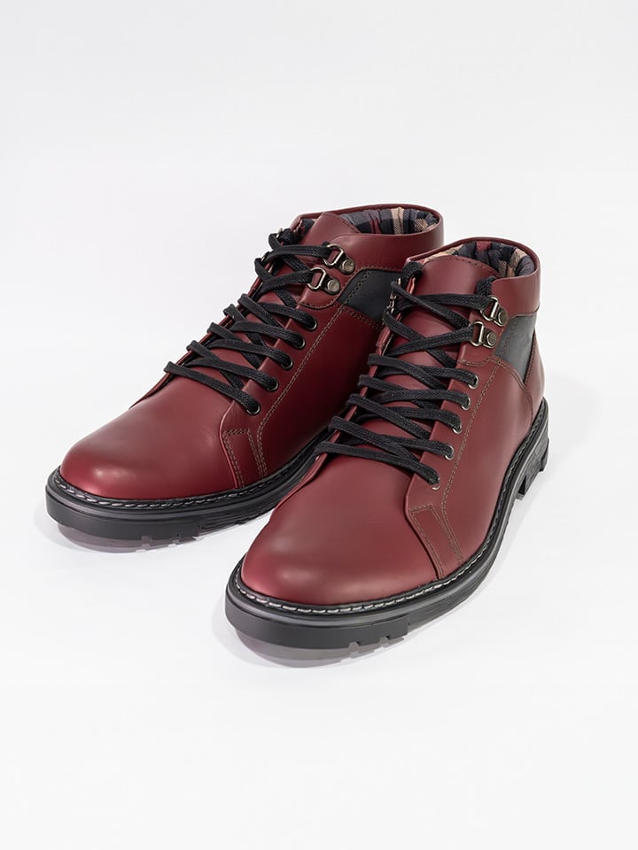 Botas vinotinto para hombre